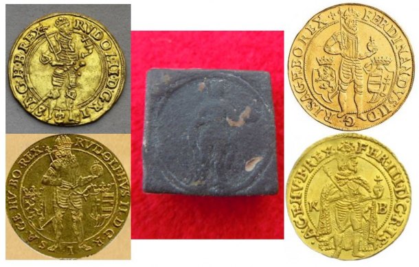 Mincovní závaží pro ¼ Tolaru z let 1621 - 1623