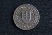 1 Koruna - Slovensky stat 1941