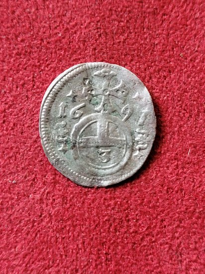 Leopoldův 3 Pfennig 1697