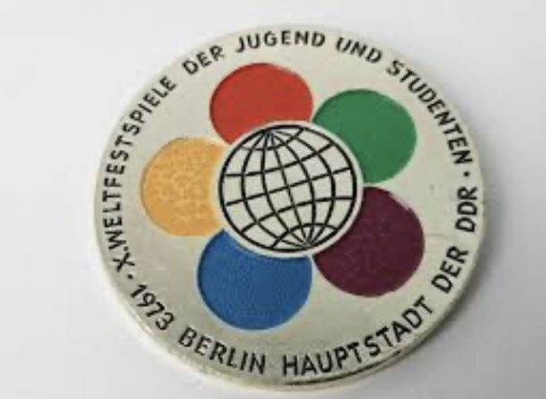 Odznak 10. sjezd mládeže a studentstva Berlín 1973