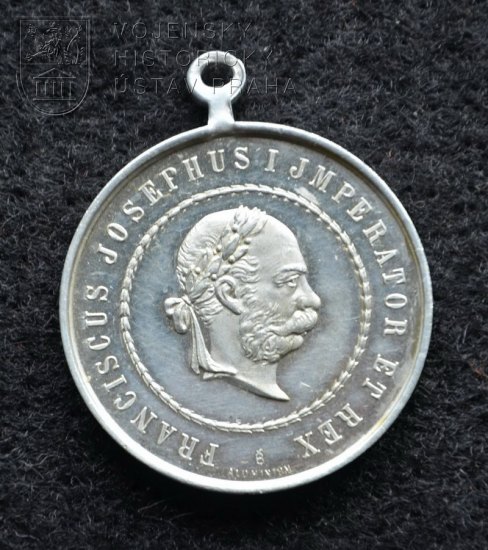 Pamětní medaile na císařské manévry v Bystřici pod Hostýnem 1897