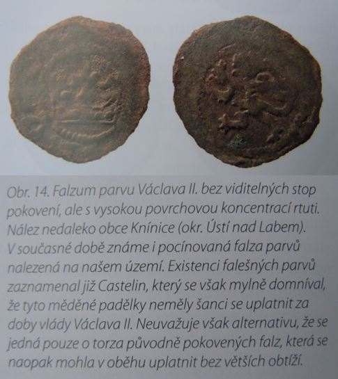 Parvus Václava II._dobové falzum