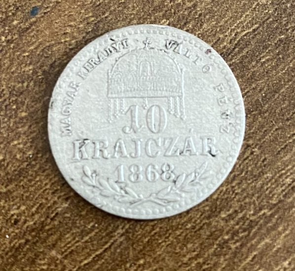 10 krejcar 1868 KB