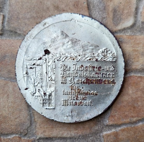 Medaile Reichenberg (Liberec) - 1939