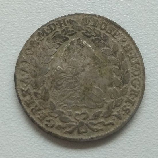 Koláč Josefa II – 20 krejcar 1772 B