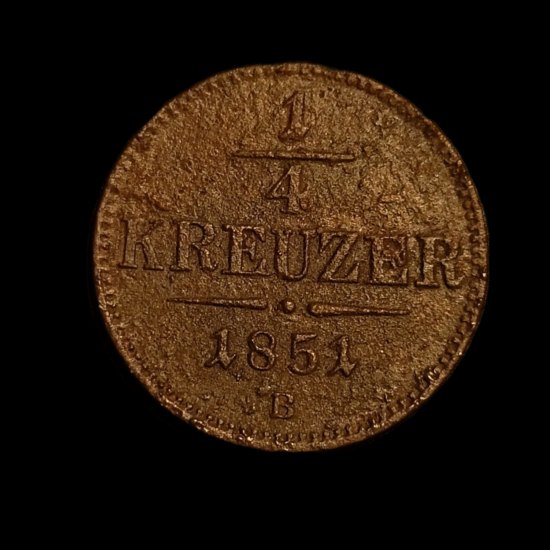 1/4 Kreuzer 1851