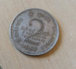 2 Rupie 1993 Srí Lanka