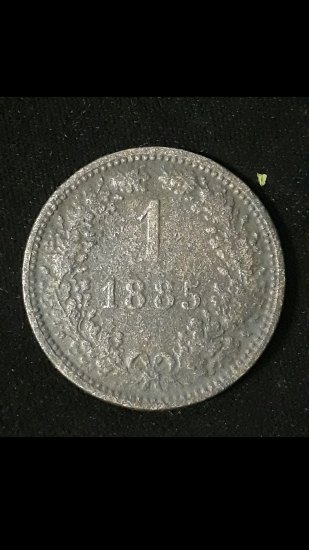 1 krejcar 1885