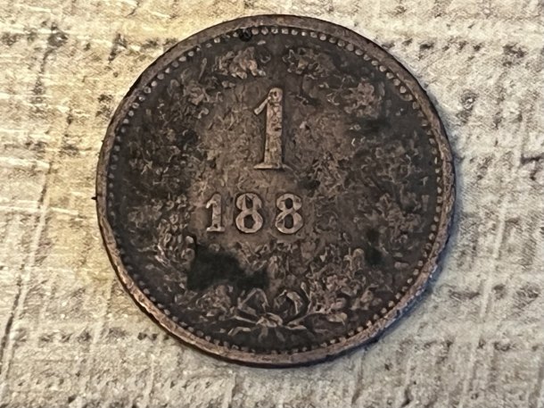 1 Kreuzer 1885