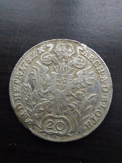 20 kr. Josef II., r. 1782