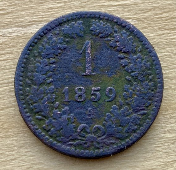 1 Krejcar 1859 A