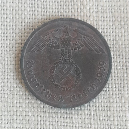 2 Reichspfennig  1939