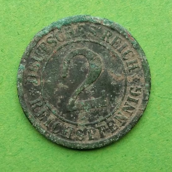 2 pfennig 1924 A.