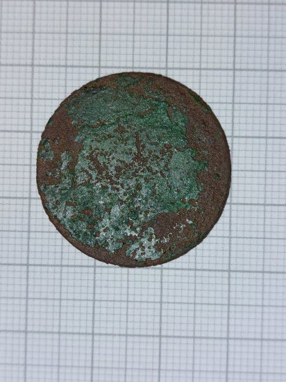 Sežraná mince 30mm