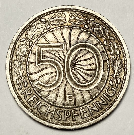 50 Pfennig (1929 F)