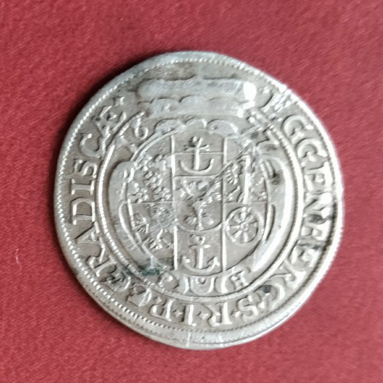 Stříbrná mince Tříkrejcar Jan Kristián I. Eggenberská