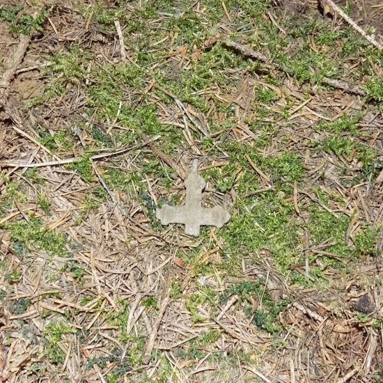 Bronzový křížek s Ježíšem