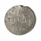 6 kreuzer - 1849 C