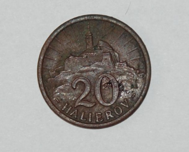 20 halier, 1942 SR