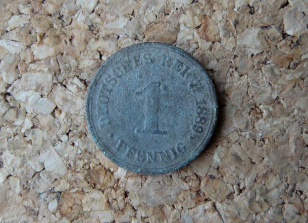 1 pfennig 1889