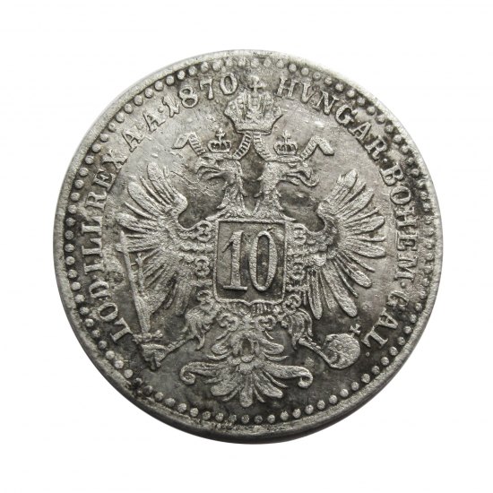 10 kreuzer - 1870