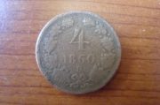 Čtyřkrejcar 1860 - mincovna Kremnica