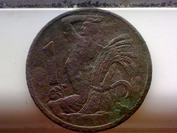 1 koruna 1923-rep.československá