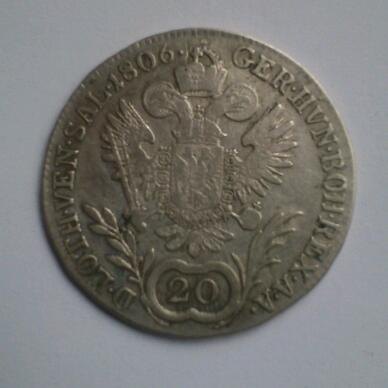 20 kreuzer 1806 c Franc