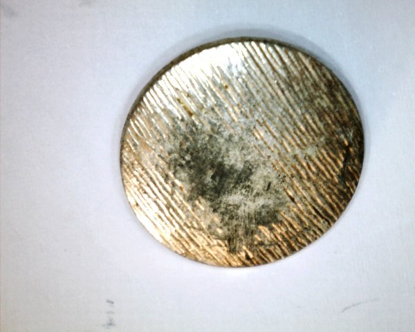 Knoflík 18 mm.  hliník