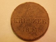 1\2 Kreuzer 1851