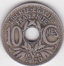10.Centimes 1920
