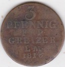 3 Pfennig 1816 FRP