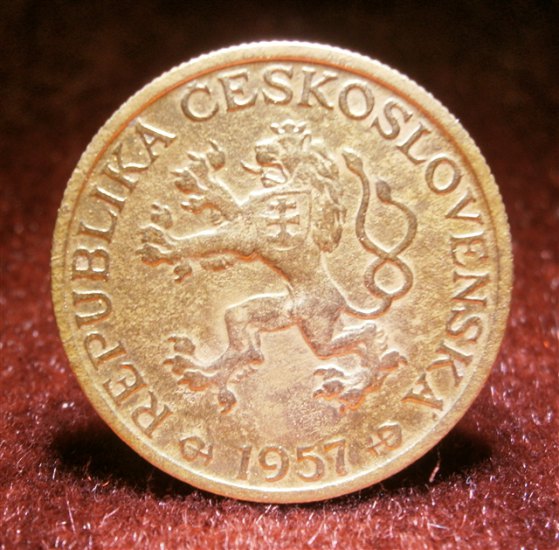 1 koruna 1957