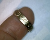 Prsten,  zlato 9 kar.
