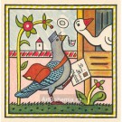 Kroužek poštovního holuba z DDR