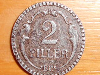2 Fillér 1940-FE-železo