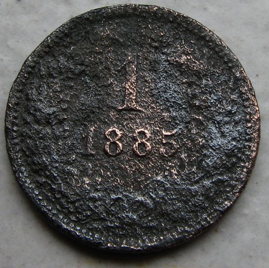 1 kreuzer 1885