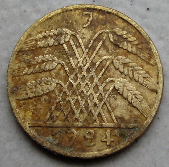 10 rentenpfennig 1924