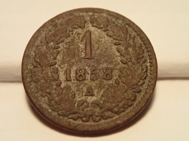 1 krejcar 1858