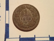 1 krejcar 1858