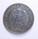 Nikláček 50 Reichspfennig 1939 J Hamburg