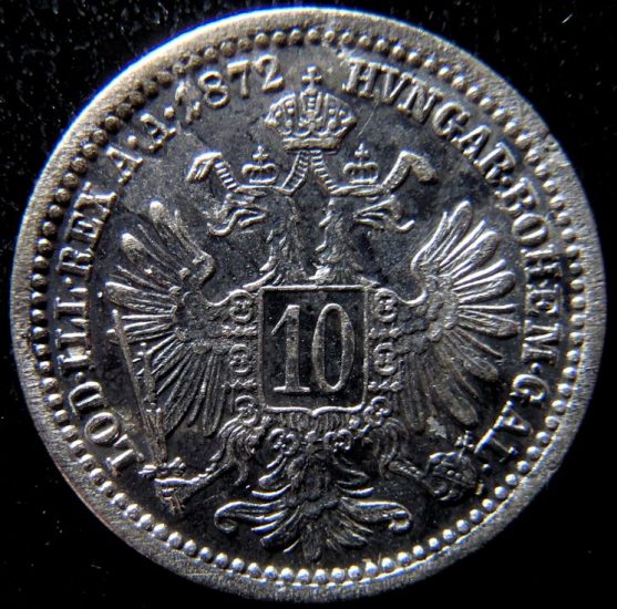 10 Krejcar 1872