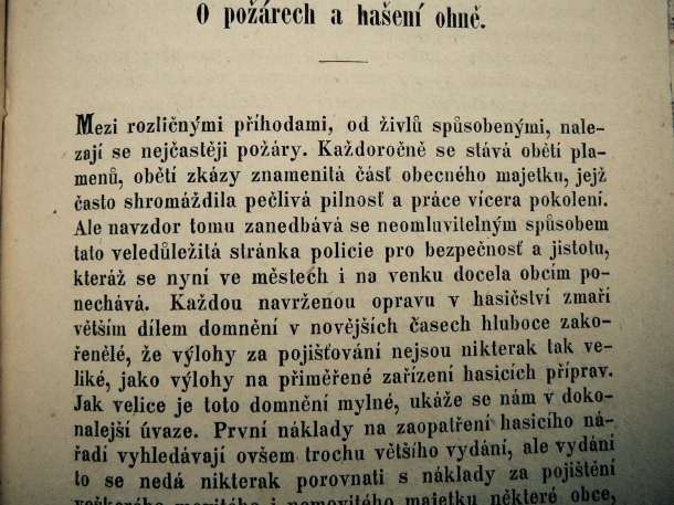 HAŠENÍ OHNĚ , 1860