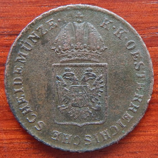 EIN KREUZER 1816 minc. Vídeň