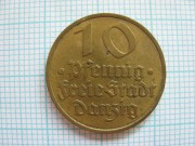 10 Pfennig, freie Stadt Danzing 1932