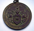 Medaile k výročí 100 let střeleckého spolku ve Varnsdorfu