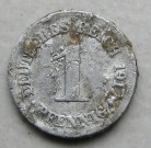 1 Pfennig 1917 Vilém II Pruský