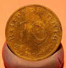 10 Pfennig 1938 D- 	Německo - Třetí říše (1933–1945) – 10 Pfennig (č. 2803)
