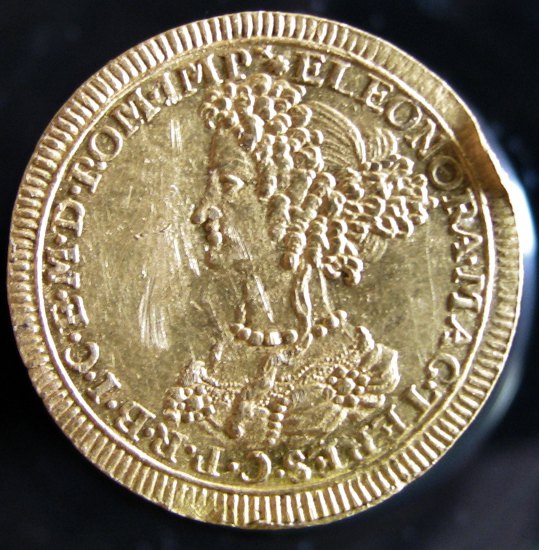 1 Dukát Leopold I 1689 Augsburg