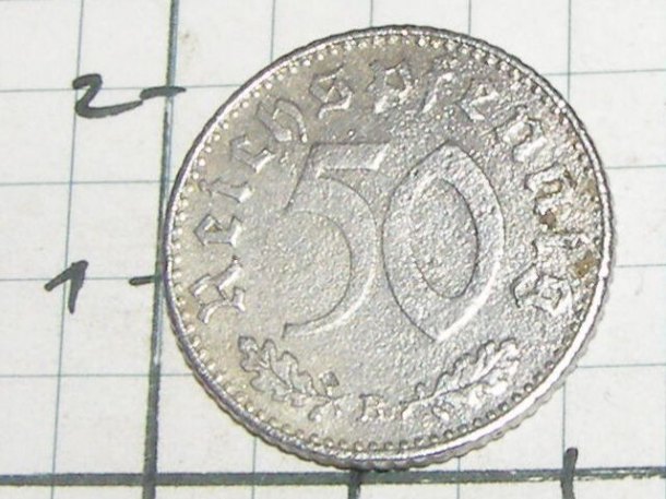 50 reichspfennig 1939 B